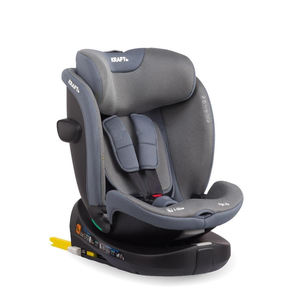 Kraft Ergo Fix i-Size (40-150 cm) 0-36 Kg Oto Koltuğu Gri