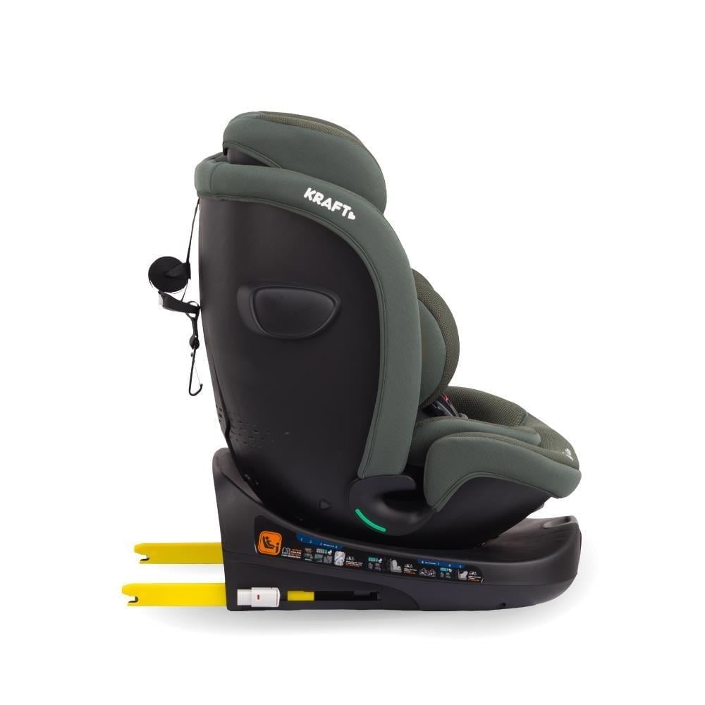 Kraft Ergo Fix i-Size (40-150 cm) 0-36 Kg Oto Koltuğu Yeşil