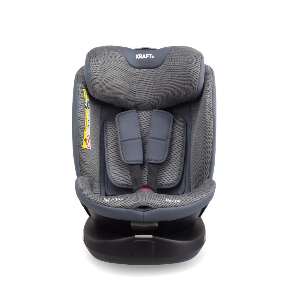 Kraft Ergo Fix i-Size (40-150 cm) 0-36 Kg Oto Koltuğu Gri