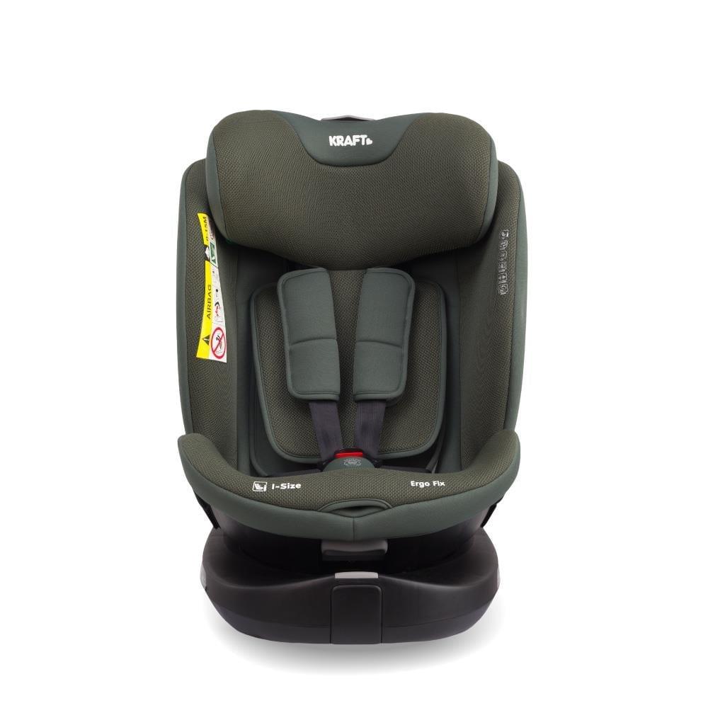 Kraft Ergo Fix i-Size (40-150 cm) 0-36 Kg Oto Koltuğu Yeşil