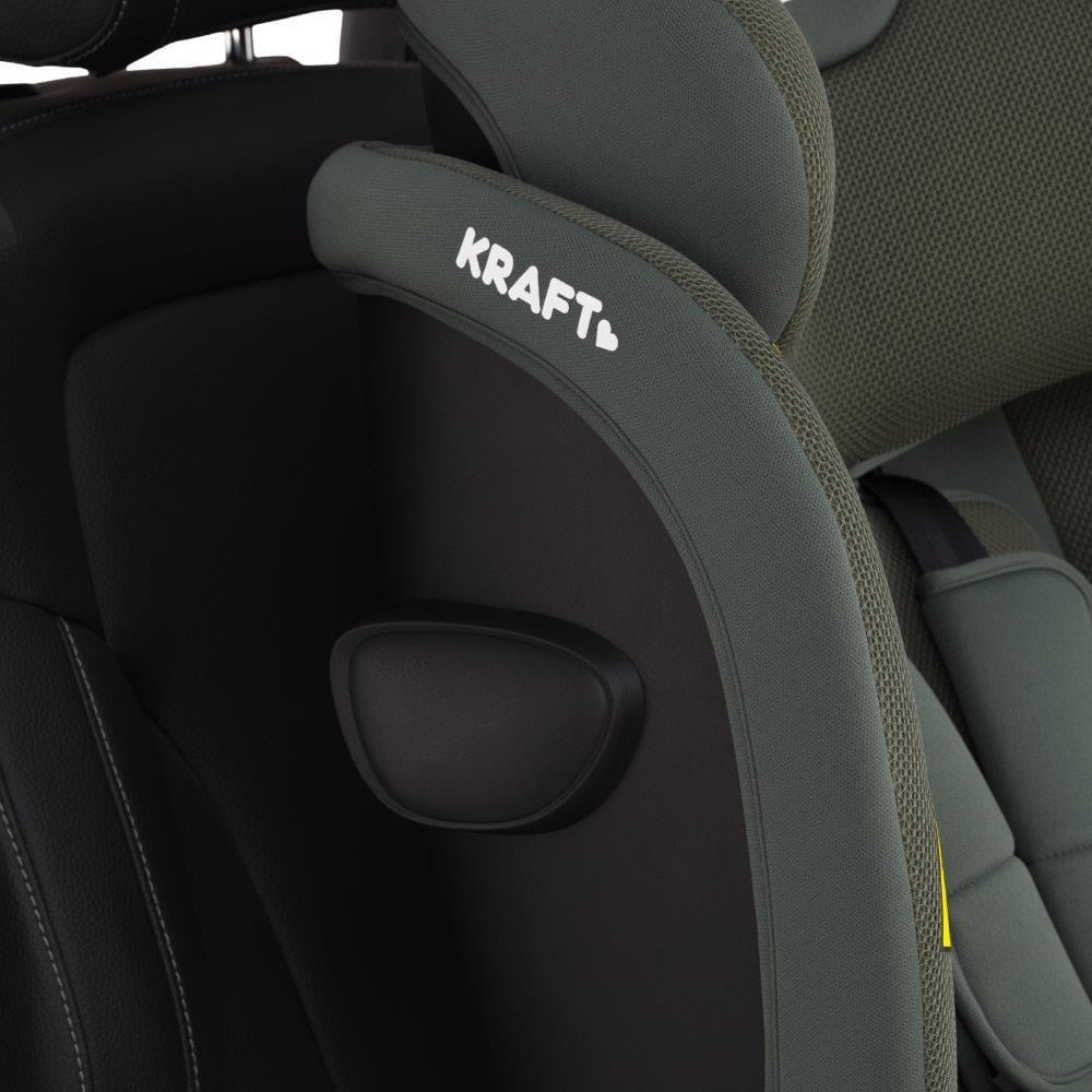 Kraft Ergo Fix i-Size (40-150 cm) 0-36 Kg Oto Koltuğu Yeşil