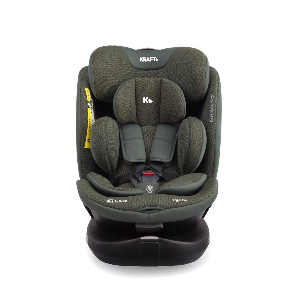 Kraft Ergo Fix i-Size (40-150 cm) 0-36 Kg Oto Koltuğu Yeşil
