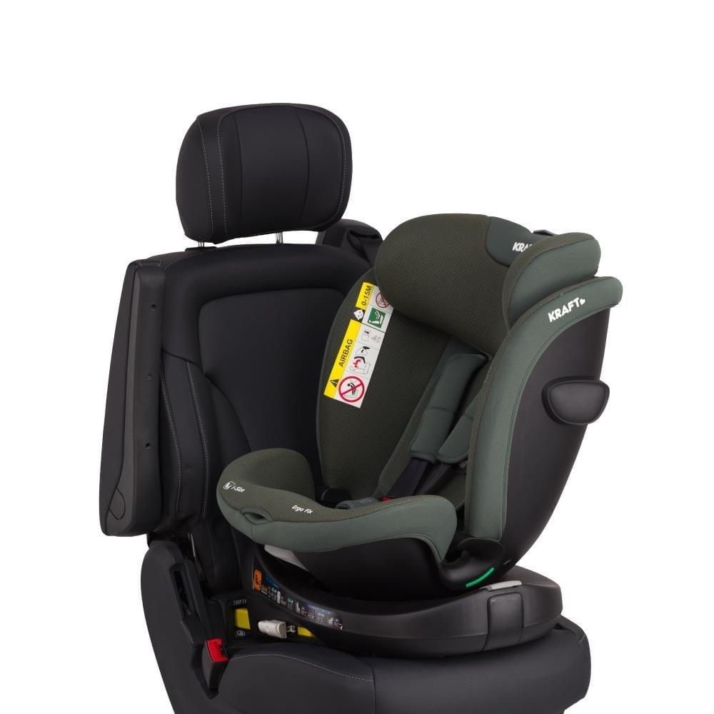 Kraft Ergo Fix i-Size (40-150 cm) 0-36 Kg Oto Koltuğu Gri