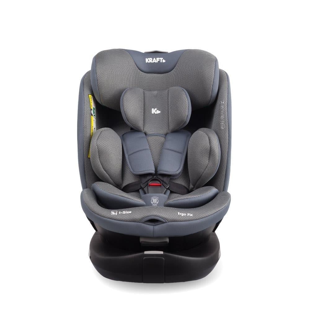 Kraft Ergo Fix i-Size (40-150 cm) 0-36 Kg Oto Koltuğu Gri
