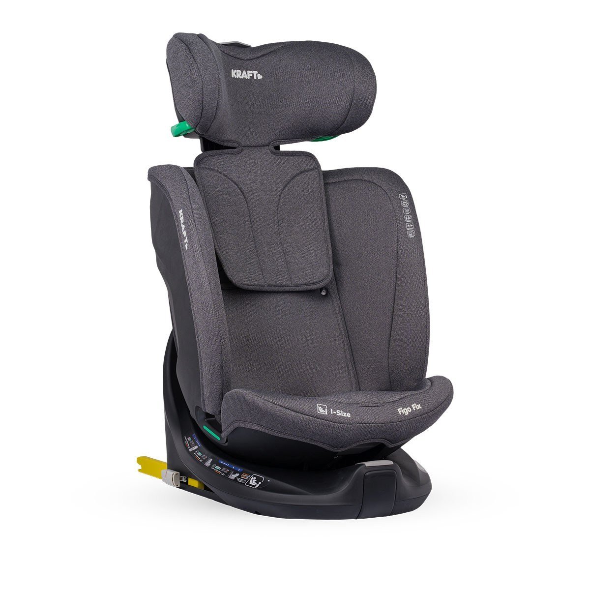Kraft Figo Fix i-Size 40-150 cm (0-36 kg) Oto Koltuğu Siyah
