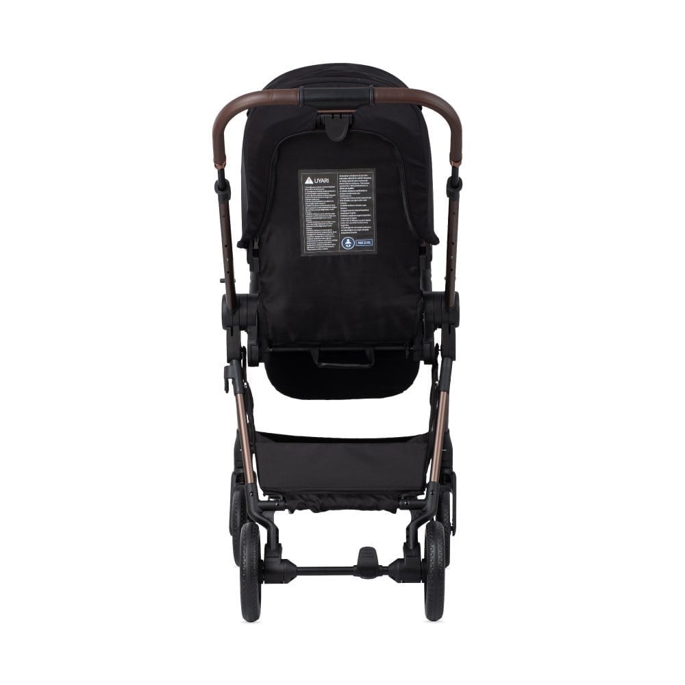 Kraft Focus PR Travel Sistem Bebek Arabası Black Brown