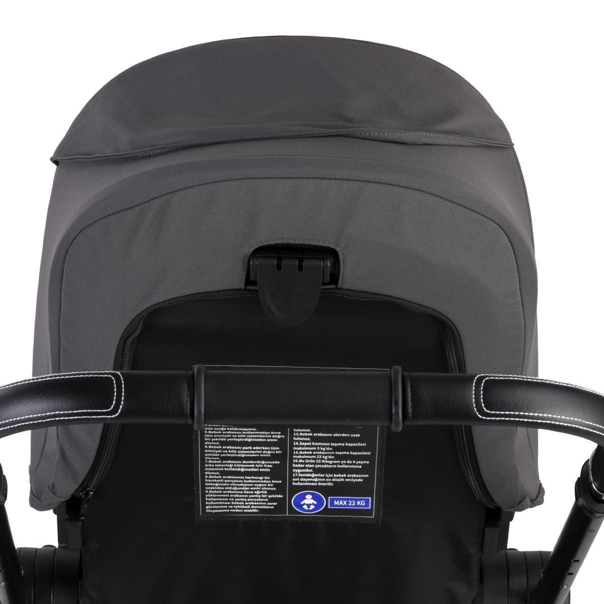 Kraft Focus Travel Sistem Bebek Arabası Grey