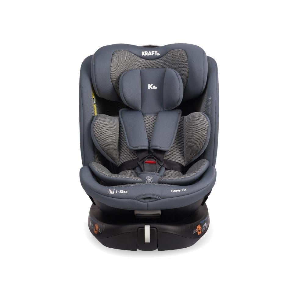 Kraft Grovy Fix i-Size 40-150 cm (0-36 kg) Oto Koltuğu Gri