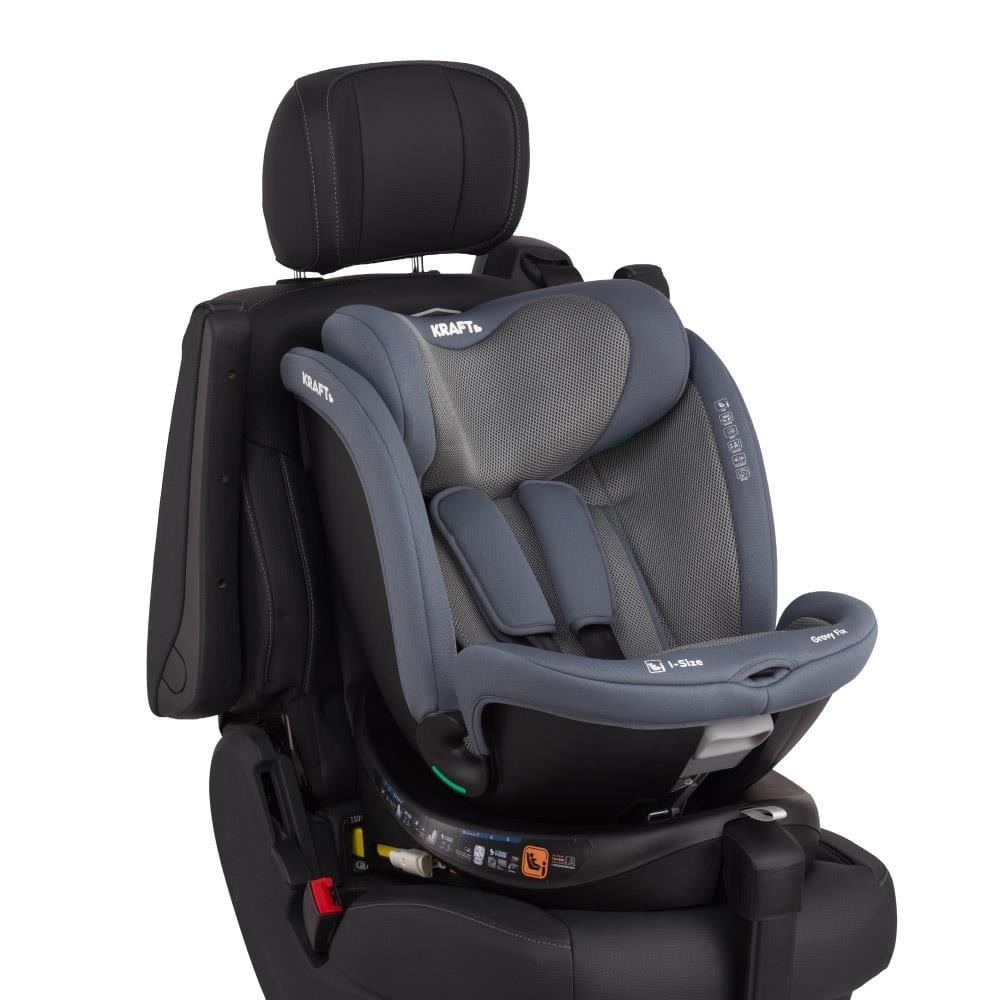 Kraft Grovy Fix i-Size 40-150 cm (0-36 kg) Oto Koltuğu Gri