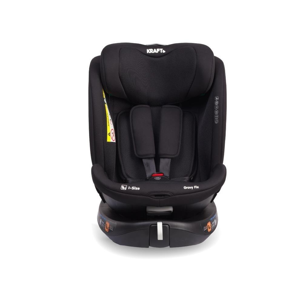 Kraft Grovy Fix i-Size 40-150 cm (0-36 kg) Oto Koltuğu Siyah