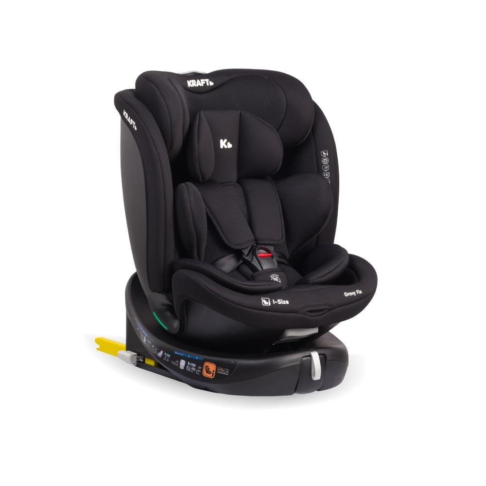 Kraft Grovy Fix i-Size 40-150 cm (0-36 kg) Oto Koltuğu Siyah
