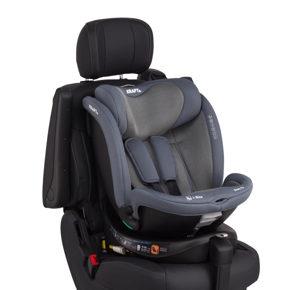 Kraft Grovy Fix i-Size 40-150 cm (0-36 kg) Oto Koltuğu Gri