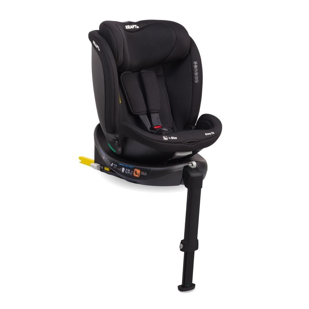 Kraft Grovy Fix i-Size 40-150 cm (0-36 kg) Oto Koltuğu Siyah