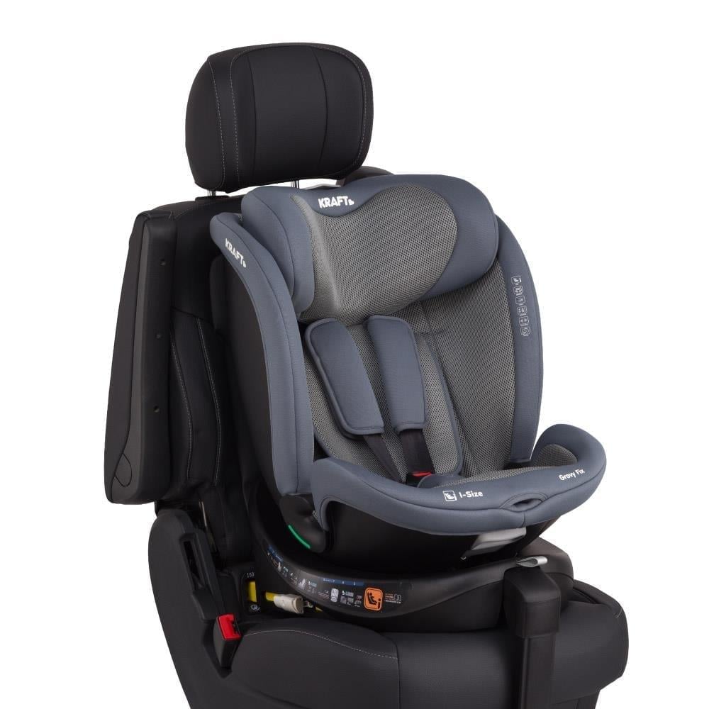 Kraft Grovy Fix i-Size 40-150 cm (0-36 kg) Oto Koltuğu Siyah