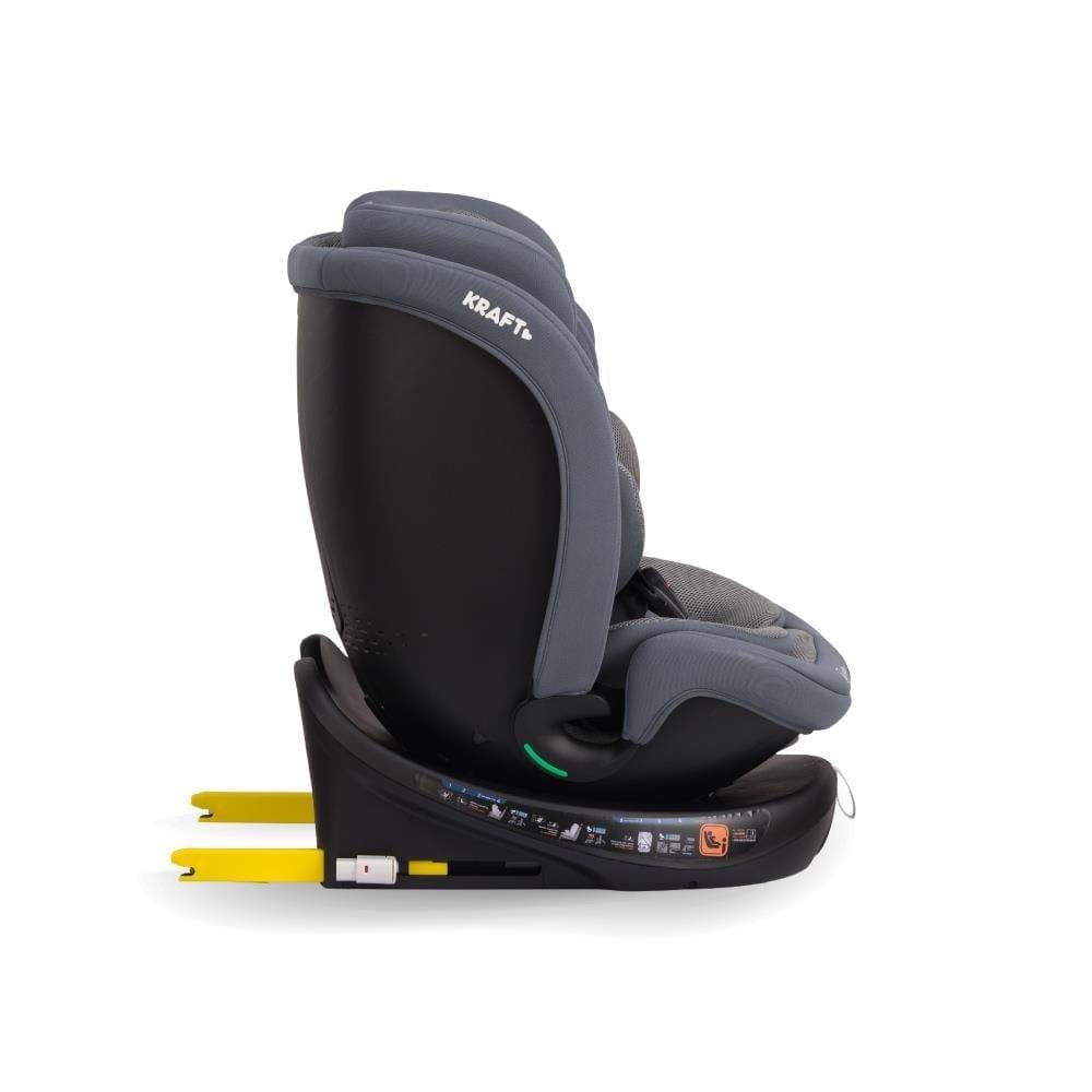 Kraft Grovy Fix i-Size 40-150 cm (0-36 kg) Oto Koltuğu Gri