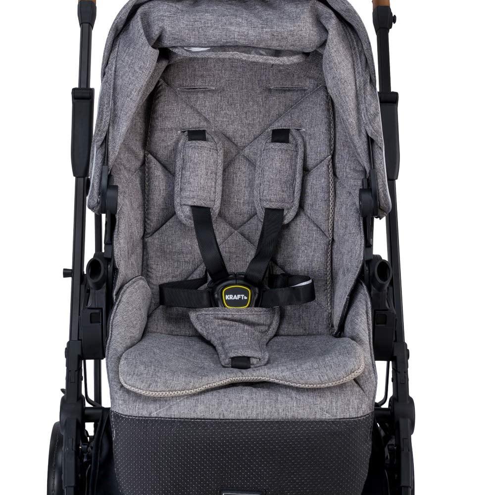 Kraft Juno i-Size Travel Sistem Bebek Arabası Açık Gri