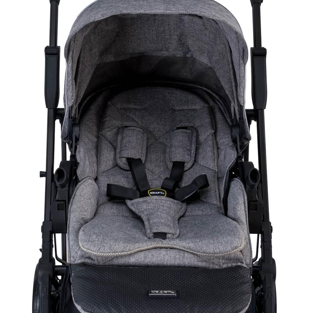 Kraft Juno i-Size Travel Sistem Bebek Arabası Açık Gri