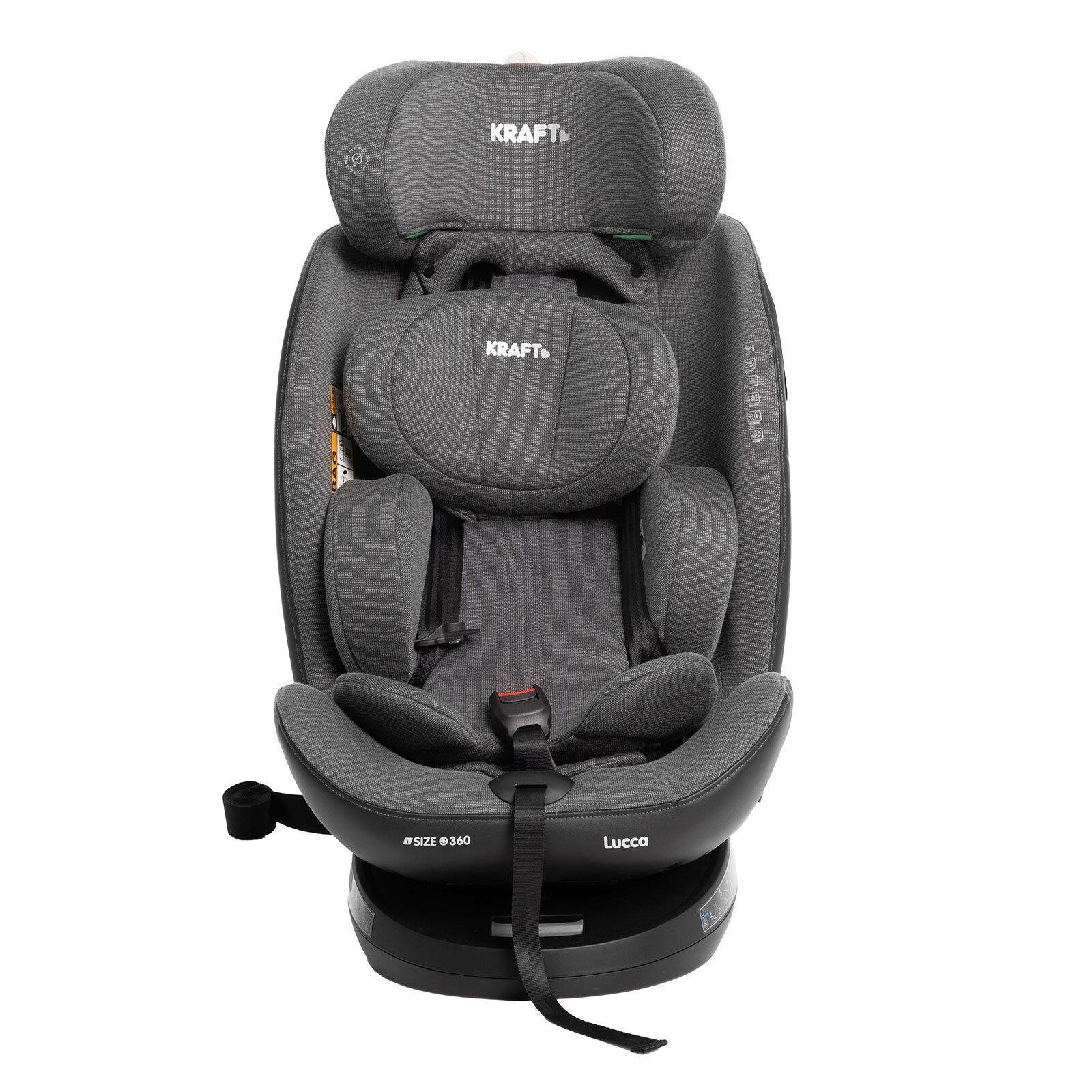 Kraft Lucca i-size (40-150 cm) 0-36 Kg Oto Koltuğu Gri