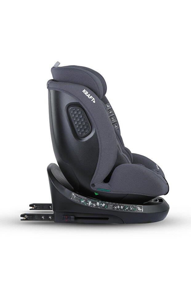 Kraft Royal PR i-size (40-150 cm) 0-36 Kg Oto Koltuğu Koyu Gri