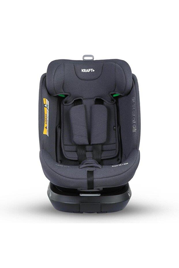 Kraft Royal PR i-size (40-150 cm) 0-36 Kg Oto Koltuğu Koyu Gri