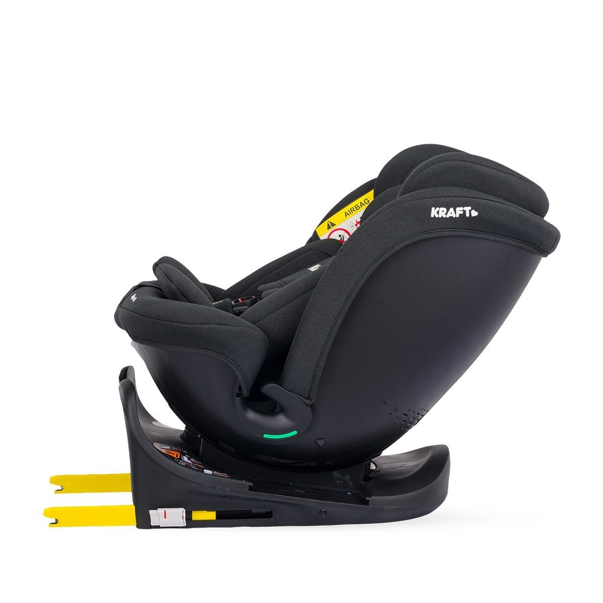 Kraft Slipper Fix Kızaklı i-Size (40-150 cm) 0-36 Kg Oto Koltuğu Yeşil