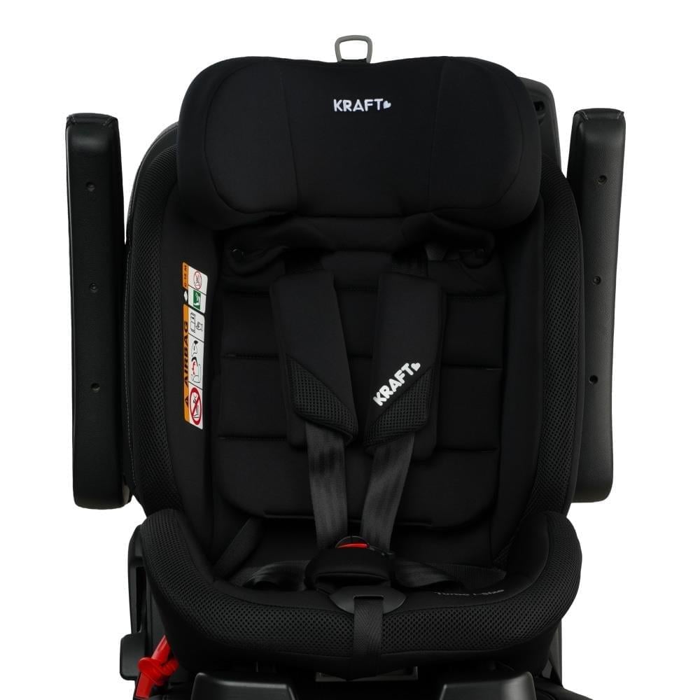 Kraft Turbo i-Size 40-150 cm (0-36 Kg) Oto Koltuğu Gri