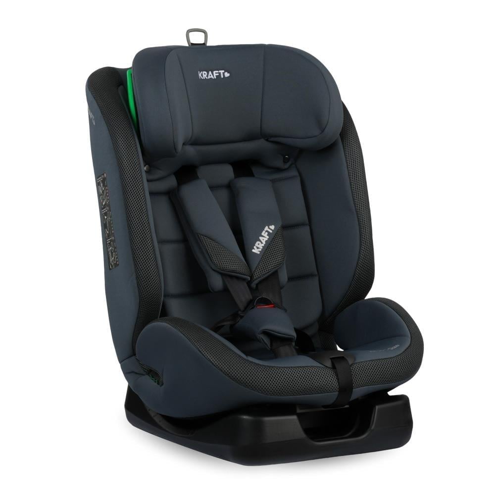 Kraft Turbo i-Size 40-150 cm (0-36 Kg) Oto Koltuğu Gri