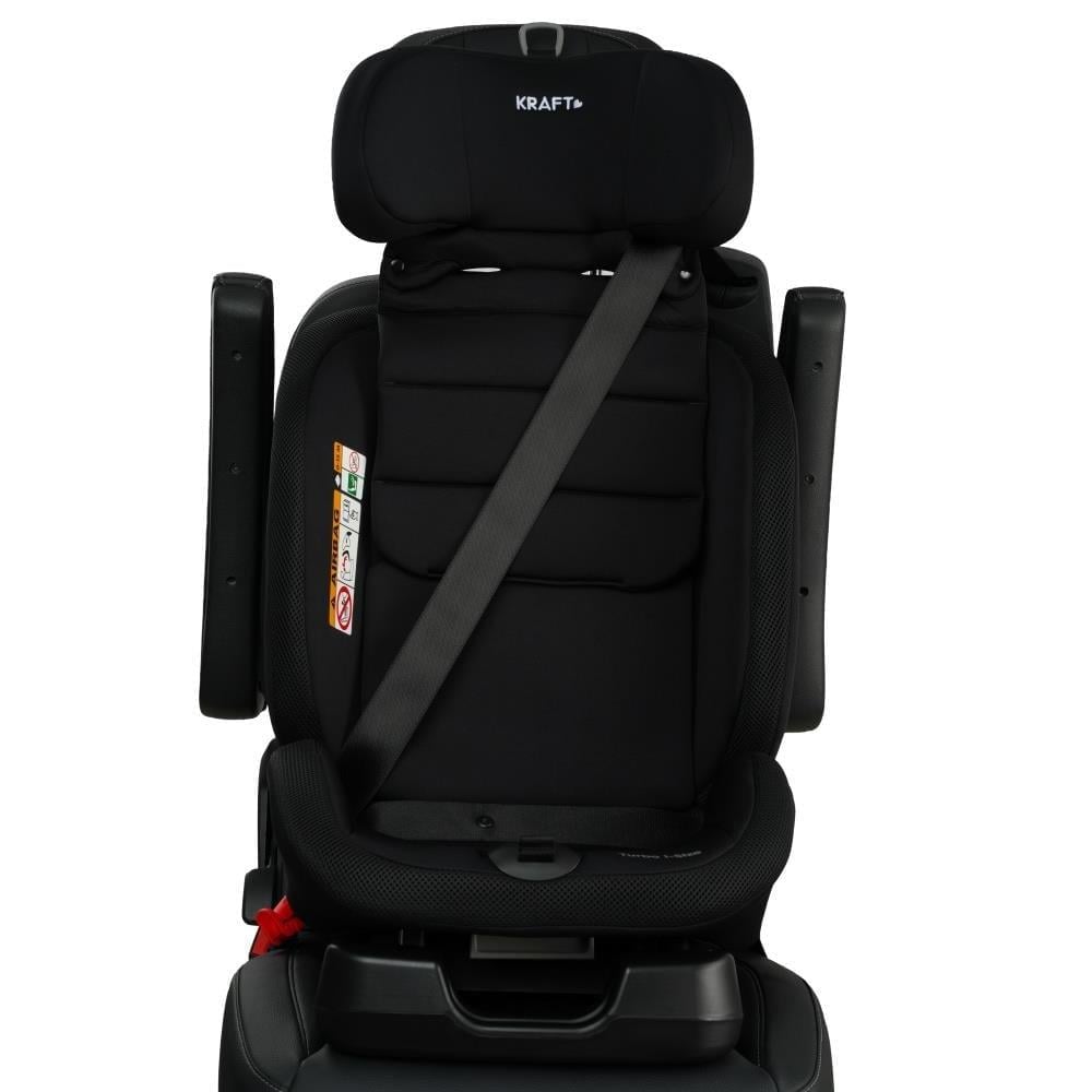 Kraft Turbo i-Size 40-150 cm (0-36 Kg) Oto Koltuğu Gri
