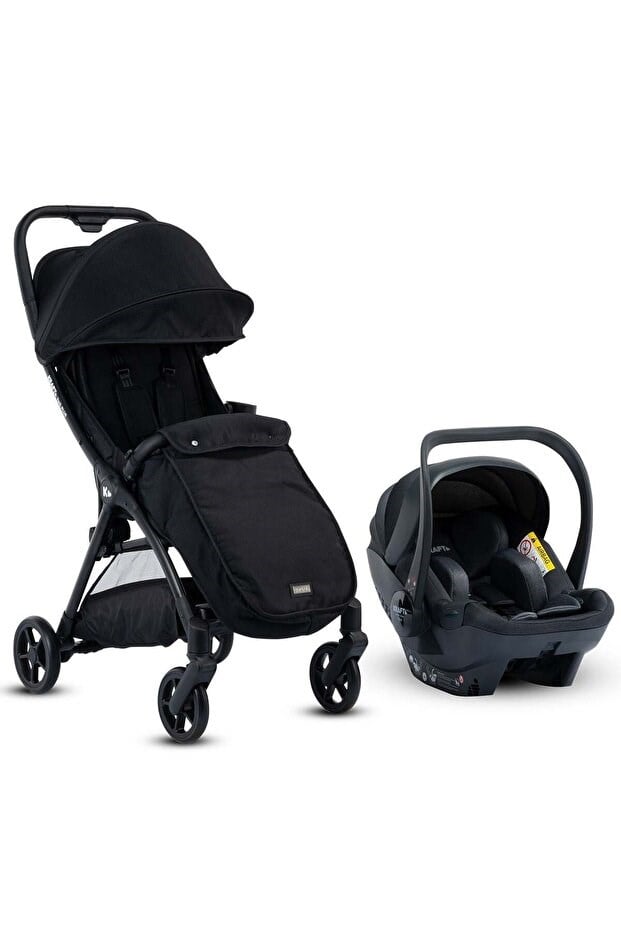 Kraft York Plus Travel Sistem Bebek Arabası Black