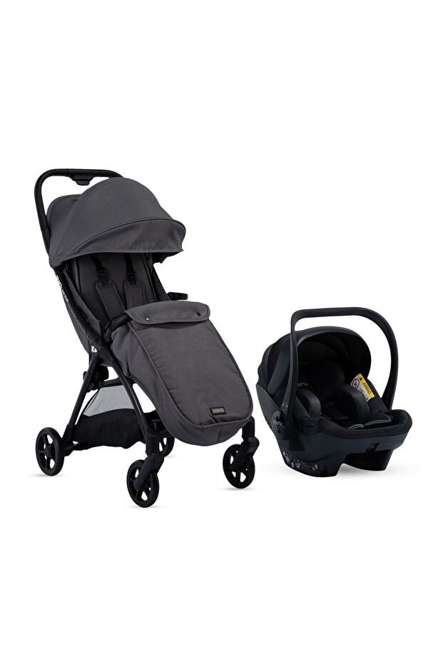 Kraft York Plus Travel Sistem Bebek Arabası Grey