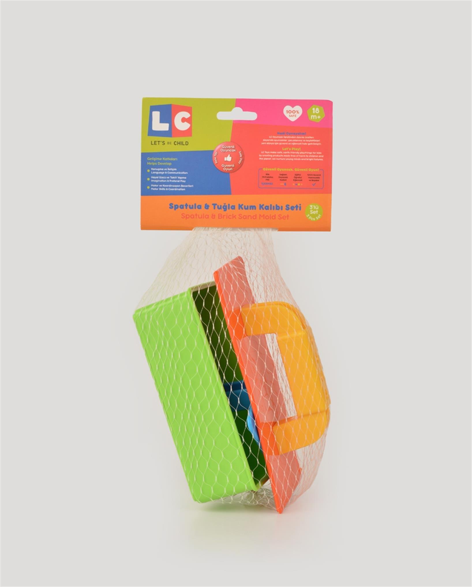 Let's Be Child  LC Spatula & Tuğla Kum Kalıbı 18 m+ LC-30866