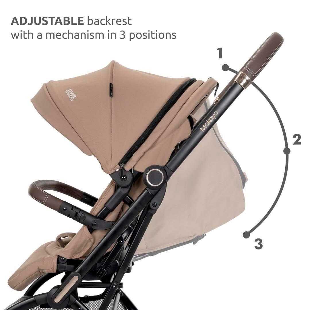 Lorelli MAKAYA 360 Dönebilen Kabin Tipi Bebek Arabası - Black