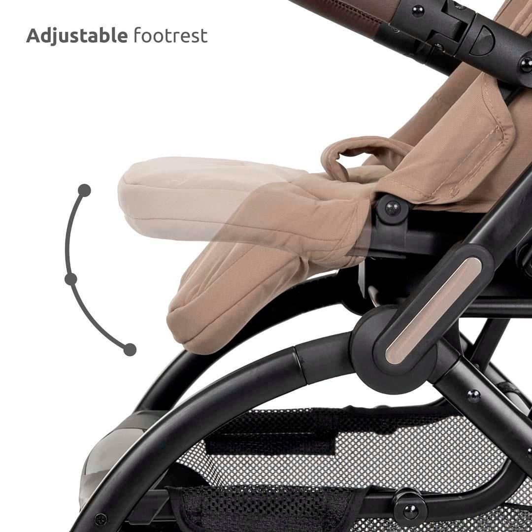 Lorelli MAKAYA 360 Dönebilen Kabin Tipi Bebek Arabası - Black