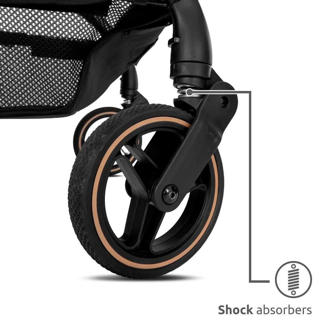 Lorelli MAKAYA 360 Dönebilen Kabin Tipi Bebek Arabası - Black