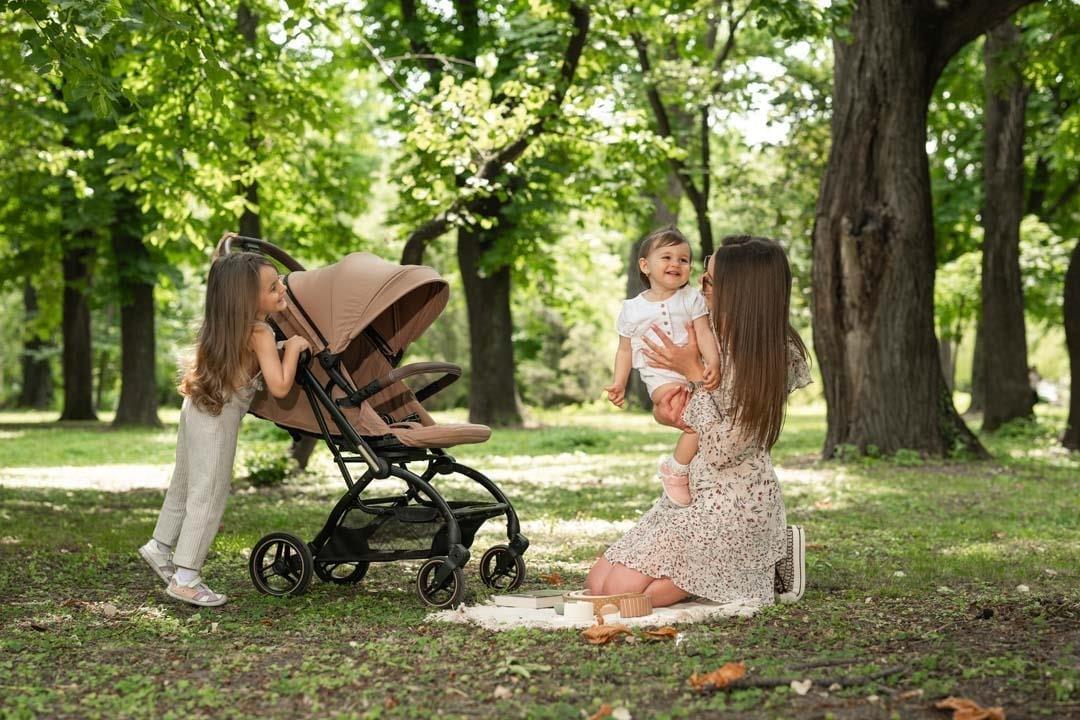 Lorelli MAKAYA 360 Dönebilen Kabin Tipi Bebek Arabası - Black