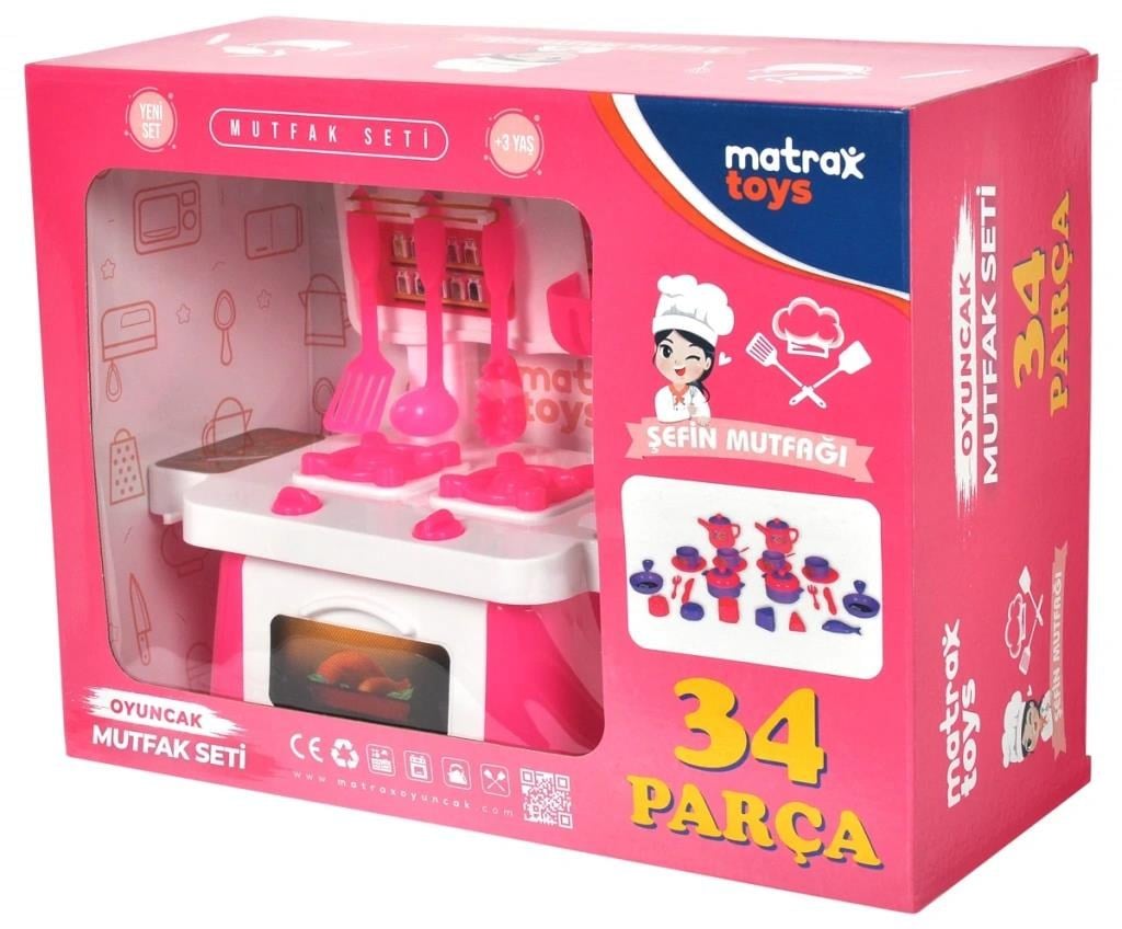 Matrax Akçiçek 507 Şefin Mutfağı 34 Parça
