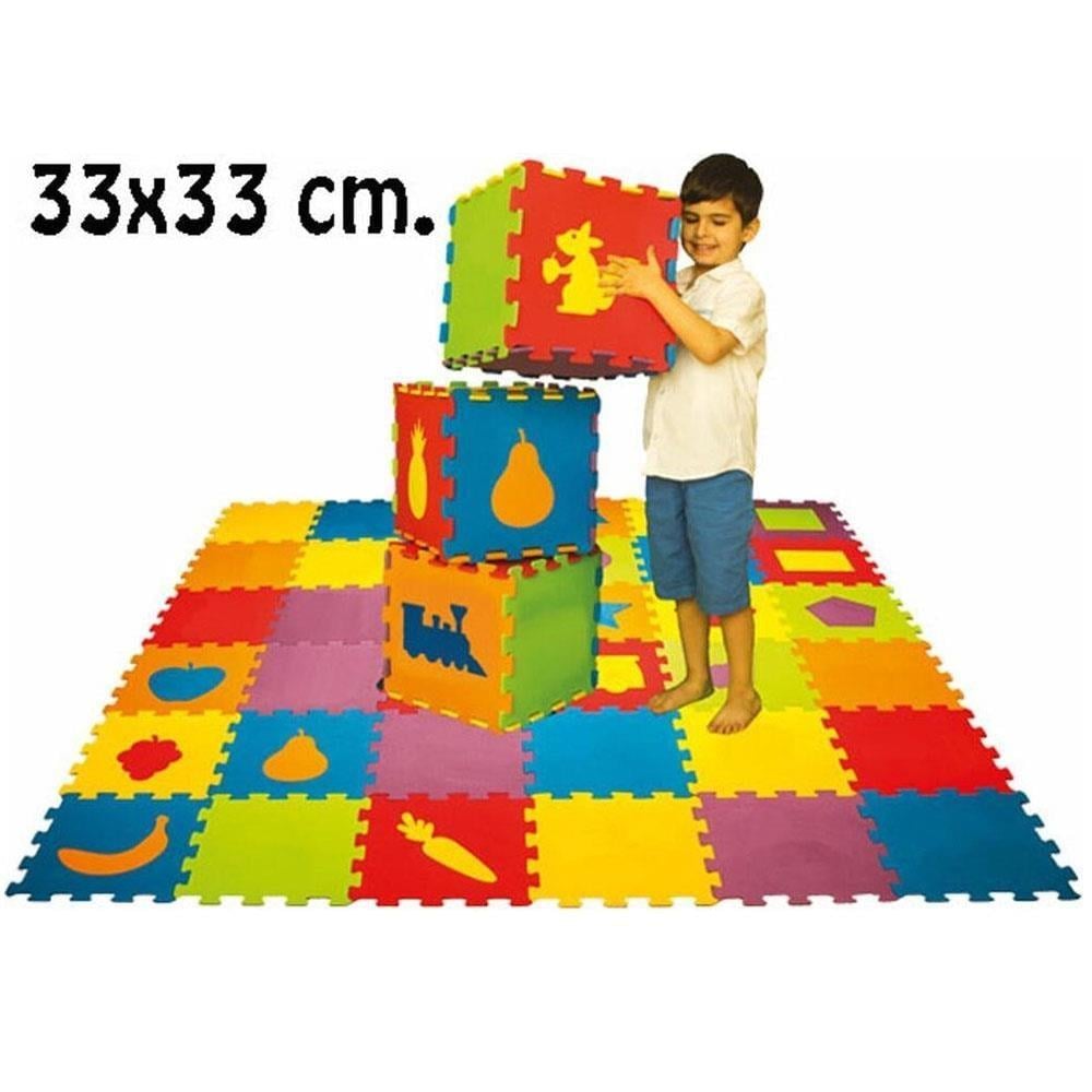 Matrax Akçiçek Oyuncak Harf Seti Eva Puzzle 7 Mm 33x33 Cm