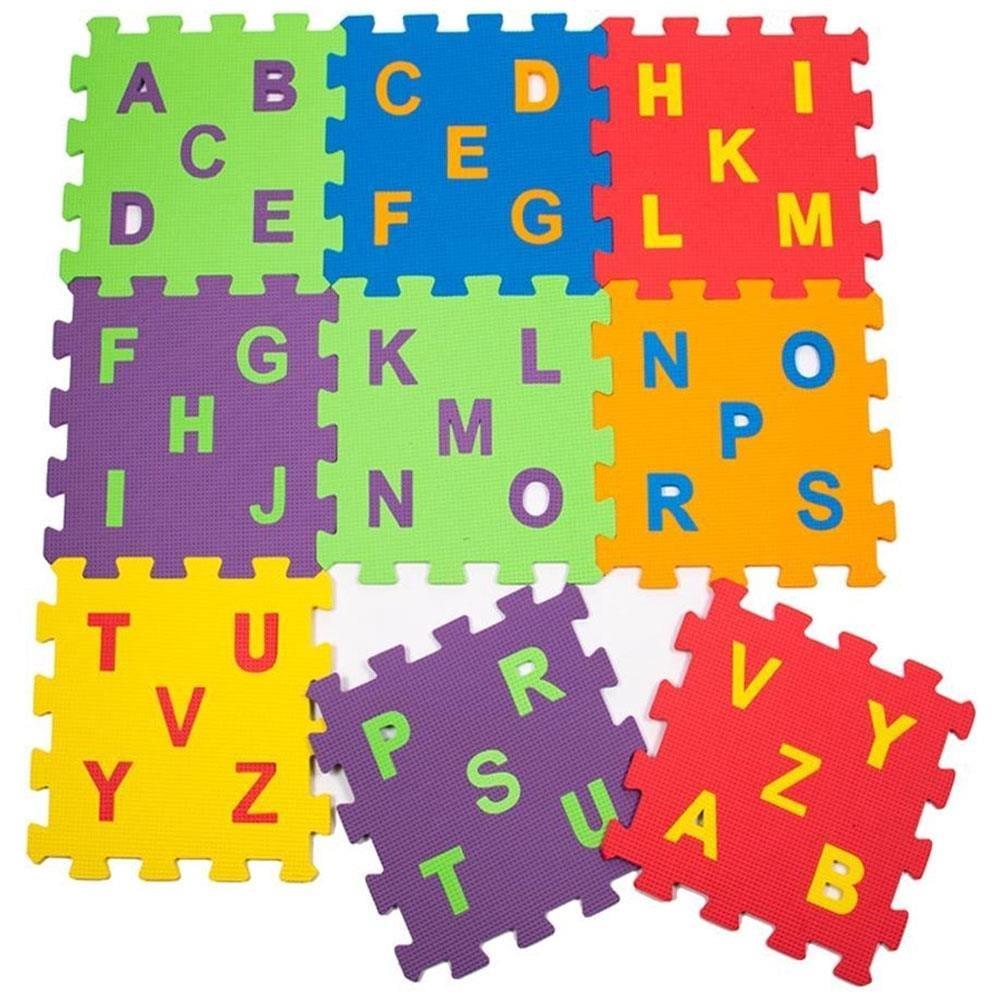 Matrax Akçiçek Oyuncak Harf Seti Eva Puzzle 7 Mm 33x33 Cm