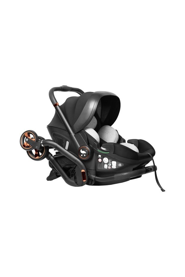 Merkür Bebe Merkür Bebe Onyx 2’si 1 Arada I-size Oto Koltuğu Ve Bebek Arabası, 0-13 Kg, Siyah