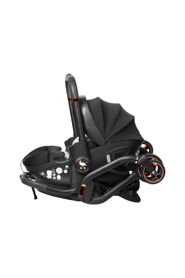 Merkür Bebe Merkür Bebe Onyx 2’si 1 Arada I-size Oto Koltuğu Ve Bebek Arabası, 0-13 Kg, Siyah