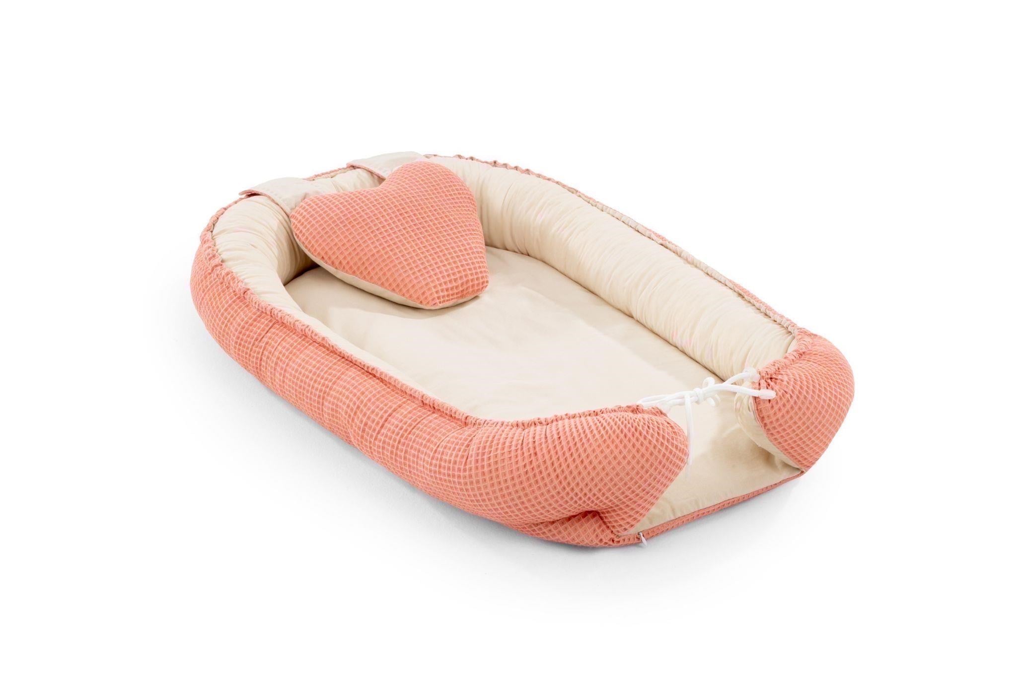 Moje Waffle Baby Nest Mercan
