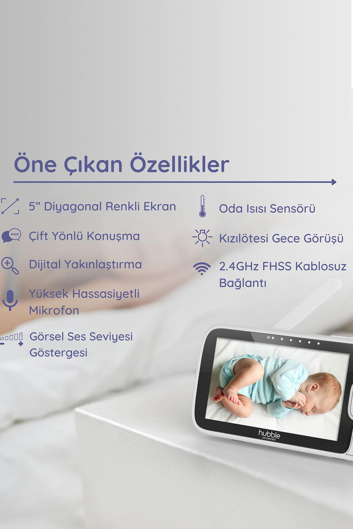 Nursery View Premium 5’’ Dijital Ekranlı Bebek Kamerası