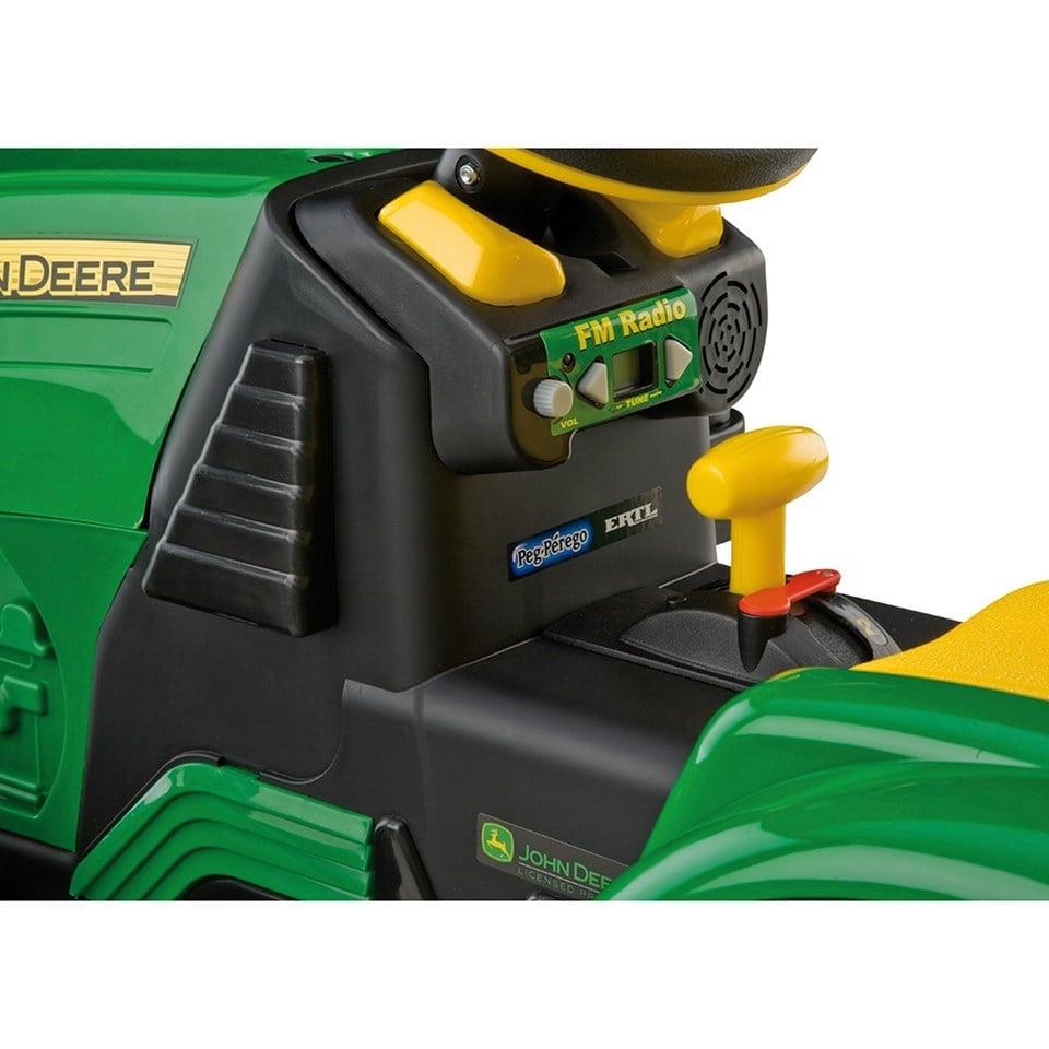 Peg Perego John Deere Ground Force With Trailer 12 Volt Akülü Traktör