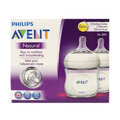 Philips Avent Scf030/27  Natural PP Biberon 125ml 2'li Ultra Douce
