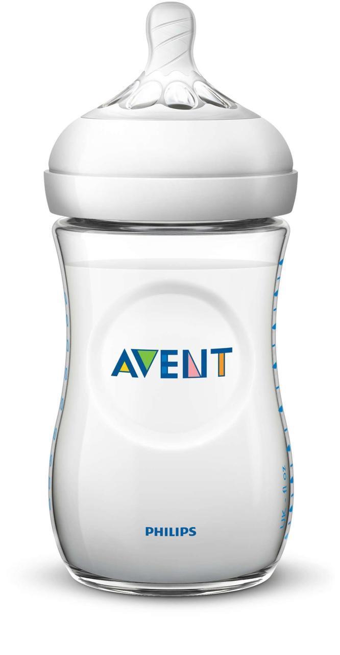 Philips Avent SCF053/17Natural Cam Biberon 240ml Tekli 1 Ay+