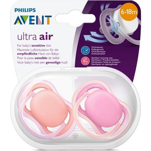 Philips Avent SCF245/22 Ultra Air Emzik 6 - 18 Ay Kız - Renkli Pembe