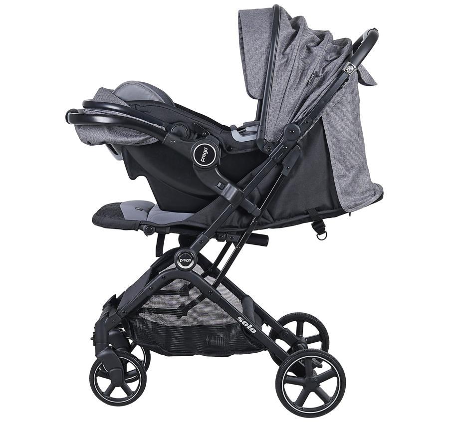 Prego 2032 Solo Travel Sistem Bebek Arabası Gri