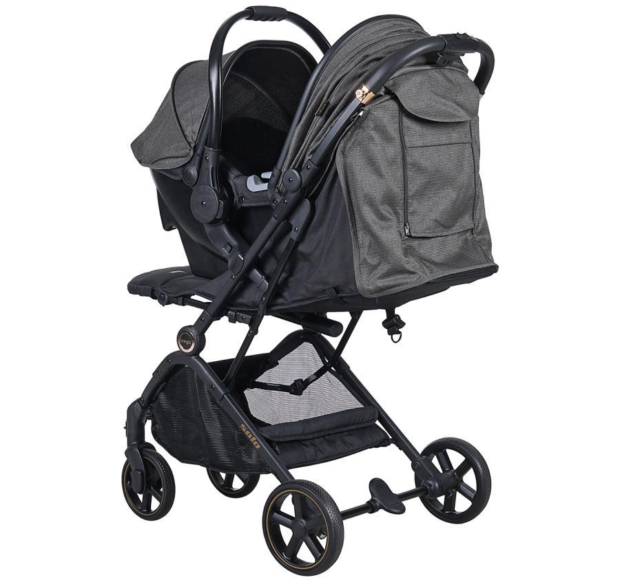 Prego 2032 Solo Travel Sistem Bebek Arabası Bej