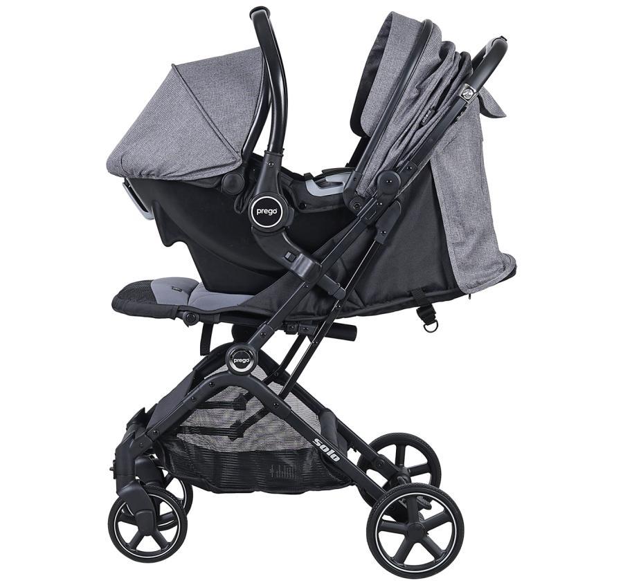 Prego 2032 Solo Travel Sistem Bebek Arabası Gri