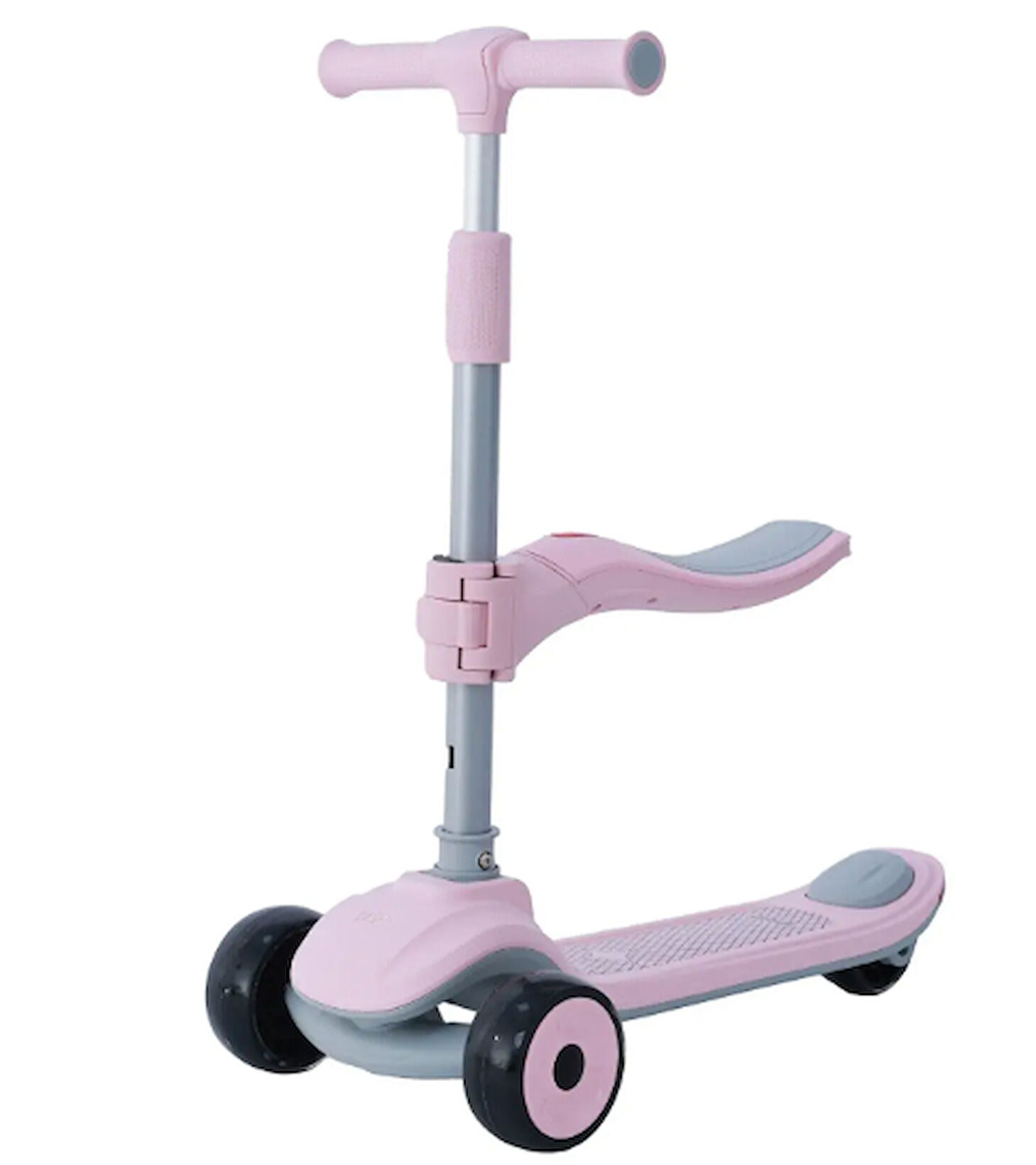 Prego Bluetooth Özellikli Işıklı Katlanabilir Nitro Scooter Pembe K605